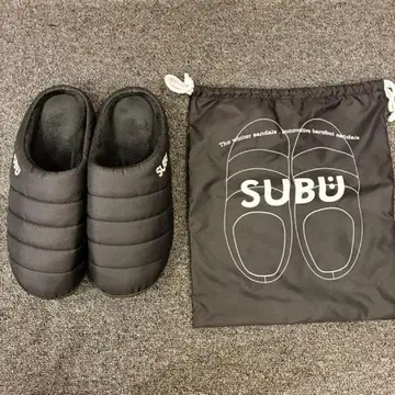 subu 샌들 슬리퍼 슬립온 아웃도어 충전솜 방한 겨울 샌들