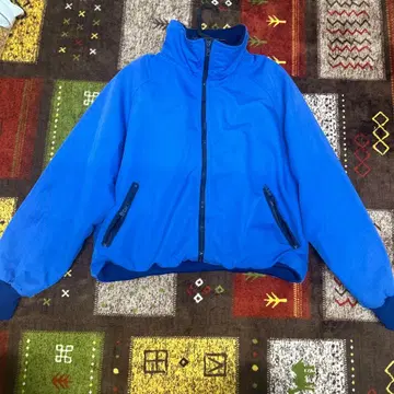 SPORTSMASTER 파랑 풀 집업 쇼트 자켓