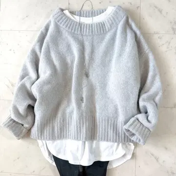 새상품급 스픽 앤 스팬 폭스 혼방 보틀넥 풀오버 최근 모델