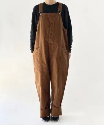 [ 새상품급 ] 하베스티 오버롤 브라운 사이즈 2 harvesty