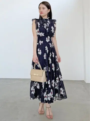 snidel Sustainable 20주년 프린트 원피스