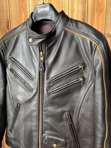 [ 일품 ] Schott 가죽 라이더 자켓 38