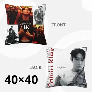 포메자님 40 x 40 정국 쿠션 커버