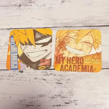 히로아카 원화전 바쿠고 카츠키 아트 코스터 2장 세트