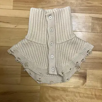 grancy 탈착식 옷깃 넥워머 베이지