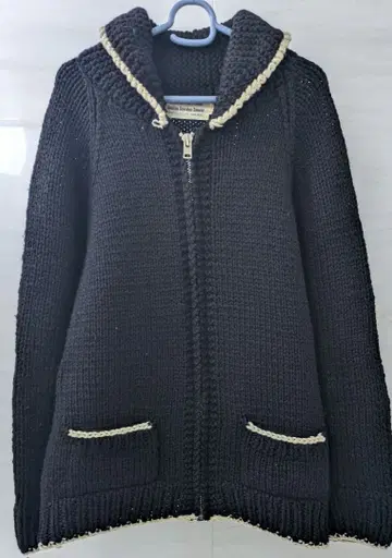 SILVER STONE 90s 카우친 스웨터 울 니트 자켓 L