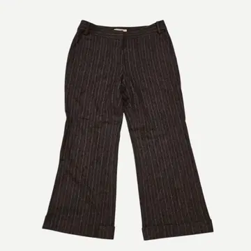 SWINSWING 스트라이프 울 팬츠 다크 브라운 ( L )