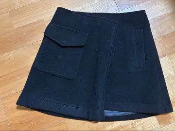 G/FO R E 골프 스커트 블랙 플랩 포켓 부착