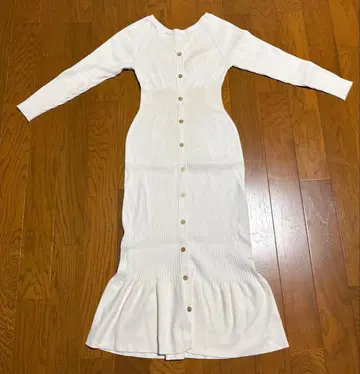 [ SNIDEL ] 니트 롱 원피스