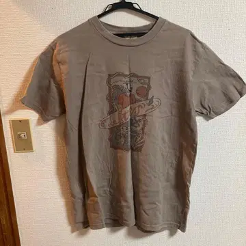 TES 브라운 그래픽T셔츠 L사이즈