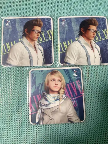 파이널 판타지 XV 콜라보 카페 코스터 이그니스 & 루나플레나