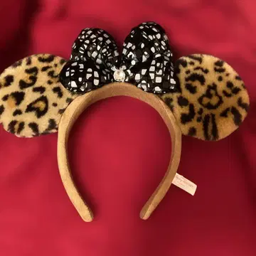 단종 레어 도쿄 디즈니 리조트 레오파드 무늬 미니 머리띠 즉시 구매 OK