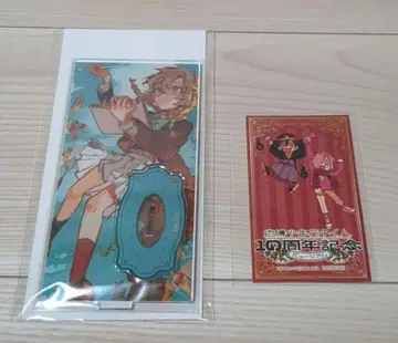 지박소년 하나코 군 뮤지엄 아크릴 스탠드와 엽서 1장