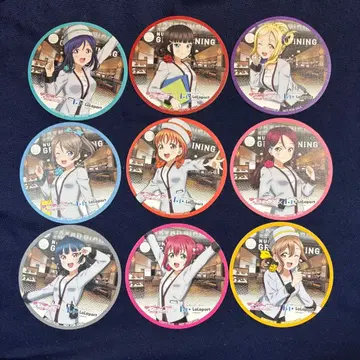 러브 라이브 선샤인 라라포트 누마즈 코스터 9장 세트 풀 컴프