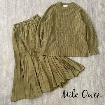 Mila Owen 스커트 코디네이트 니트 원피스