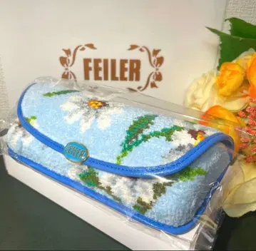 페이러 화이트 마가렛 안경 케이스 & 손수건