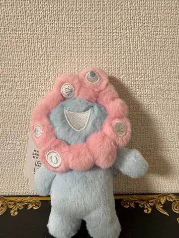 새상품 오사카 간사이 만박 미야쿠미야쿠 파스텔 컬러 블루 핑크 키링