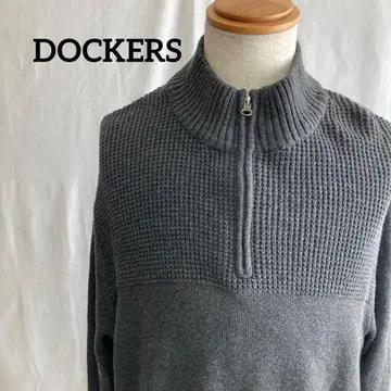 DOCKERS 다크 그레이 코튼 스웨터