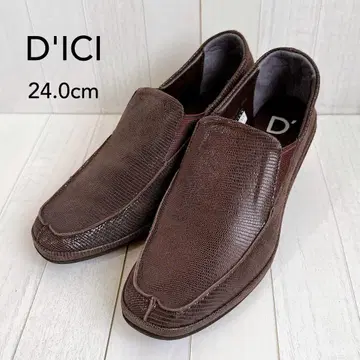 D'ICI 웨지솔 신발 24.0cm 모드 에 자코모