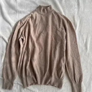 이탈리아제 캐시미어 혼방 니트 스웨터 하이넥