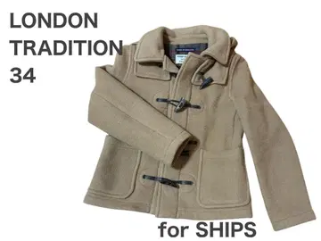 LONDON TRADITION 더플 코트 34 숏 울