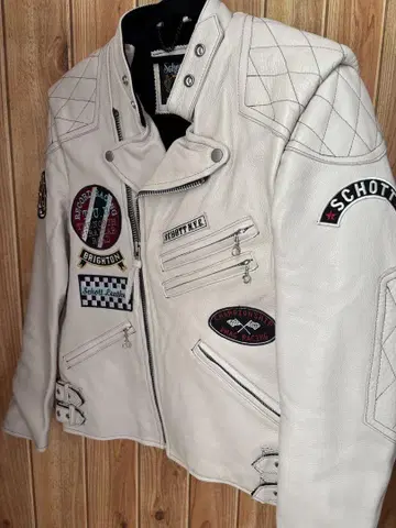 컨디션 최상 Schott NYC 가죽 라이더 자켓