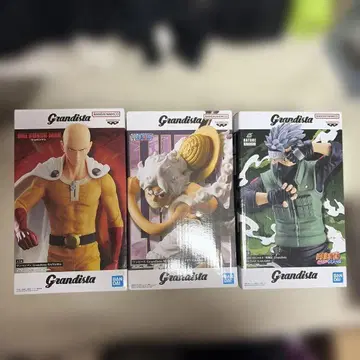 Grandista 사이타마 & 몽키 D 루피 카카시 피규어 세트