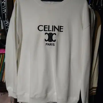 화이트 맨투맨 L