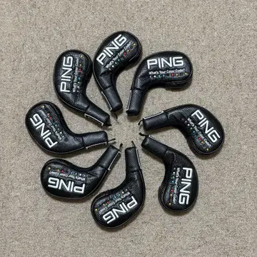 PING 아이언용 골프헤드커버 8개 세트