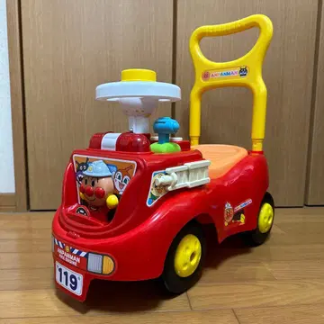 호빵맨 쟈카쟈카 소방차 밀고 타는 자동차 소방차 실내 탈것