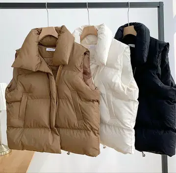 다운 베스트 여성용 아우터 3종 블랙 XL