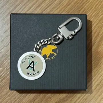 HUNTING WORLD 실버 키링