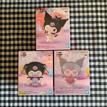 [산리오] 쿠로미 피규어 컬렉션 3체 세트