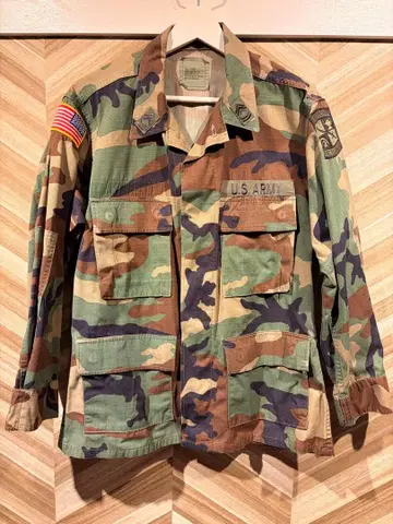 U.S. ARMY 카모플라쥬 밀리터리 자켓 S