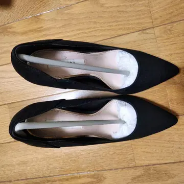 RANDA 블랙 스웨이드 하이힐