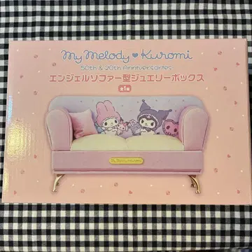 [ 산리오 ] 마이멜로디 쿠로미 엔젤 소파형 쥬얼리 박스