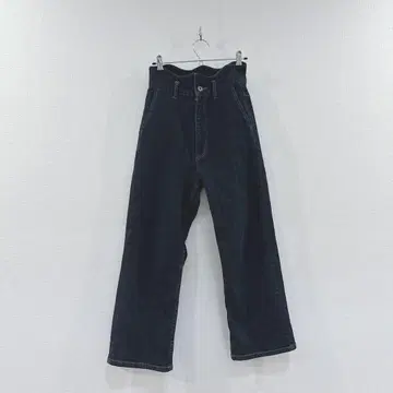 eaphi WAVE DESIGN HIGH WAIST DENIM short