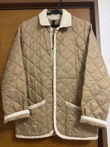 [ 남성용 ] LAVENHAM 베이지 퀼팅 자켓 퀼팅 코트