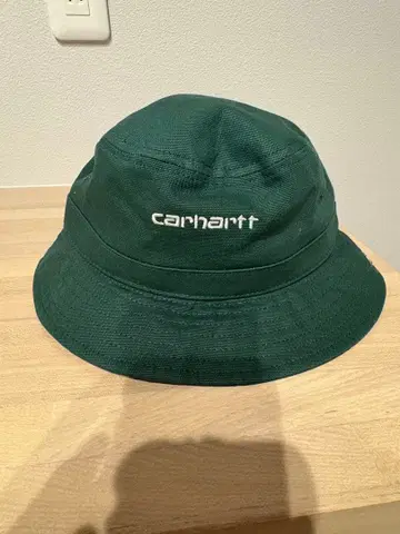 carhartt 다크 그린 버킷 햇