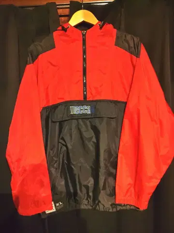 mecca 나일론 자켓 XL 레드/블랙