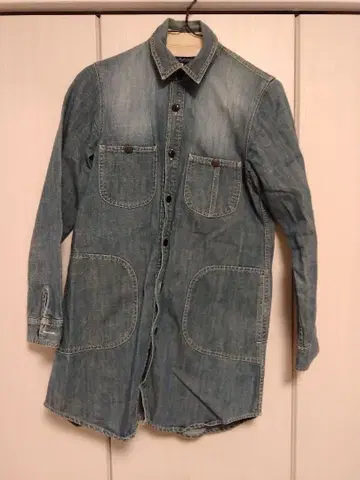 Rhythm of Life 데님 롱 셔츠 S