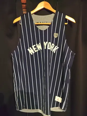 Garb Brothers NYC 탱크탑 L 네이비 스트라이프