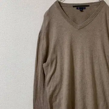 구제 의류 Gap 니트 스웨터 무지 얇은 소재 베이지 M