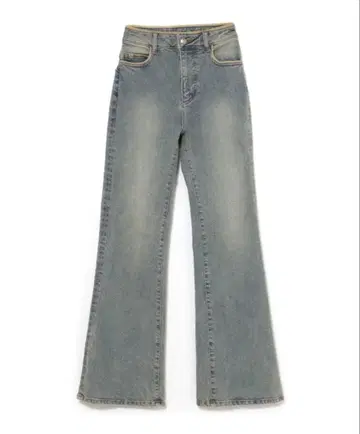 andmary Heart stitch denim blue beige S