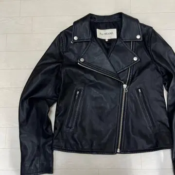 Ray BEAMS 가죽 자켓 라이더스 램 가죽 양가죽 레이빔즈