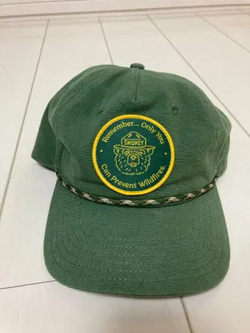 SMOKEY BEAR 캡 그린