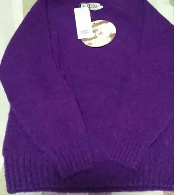 새상품 노아이 이스터 리 셰틀랜드 샤기 크루 니트