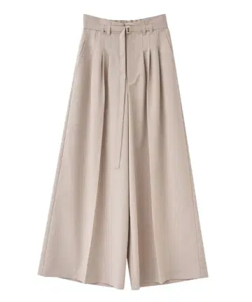 COCO DEAL 3턱 와이드 팬츠 베이지 사이즈 1