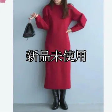 [ uncrave ] 아모사 니트 원피스