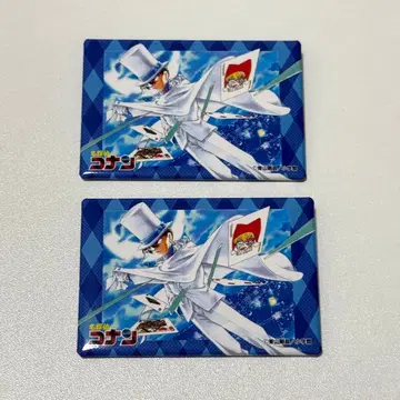 명탐정 코난 괴도 키드 스퀘어 캔뱃지 탐정 서밋 원작